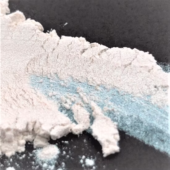 A mica da categoria cosmética lasca pigmentos perolados extra finos do pó da pérola