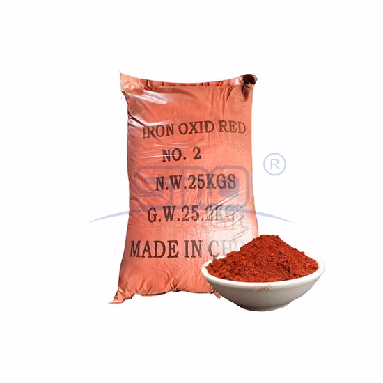 Fabricantes de cores de pigmentos tingem óxido de ferro para pintura de tijolos de concreto